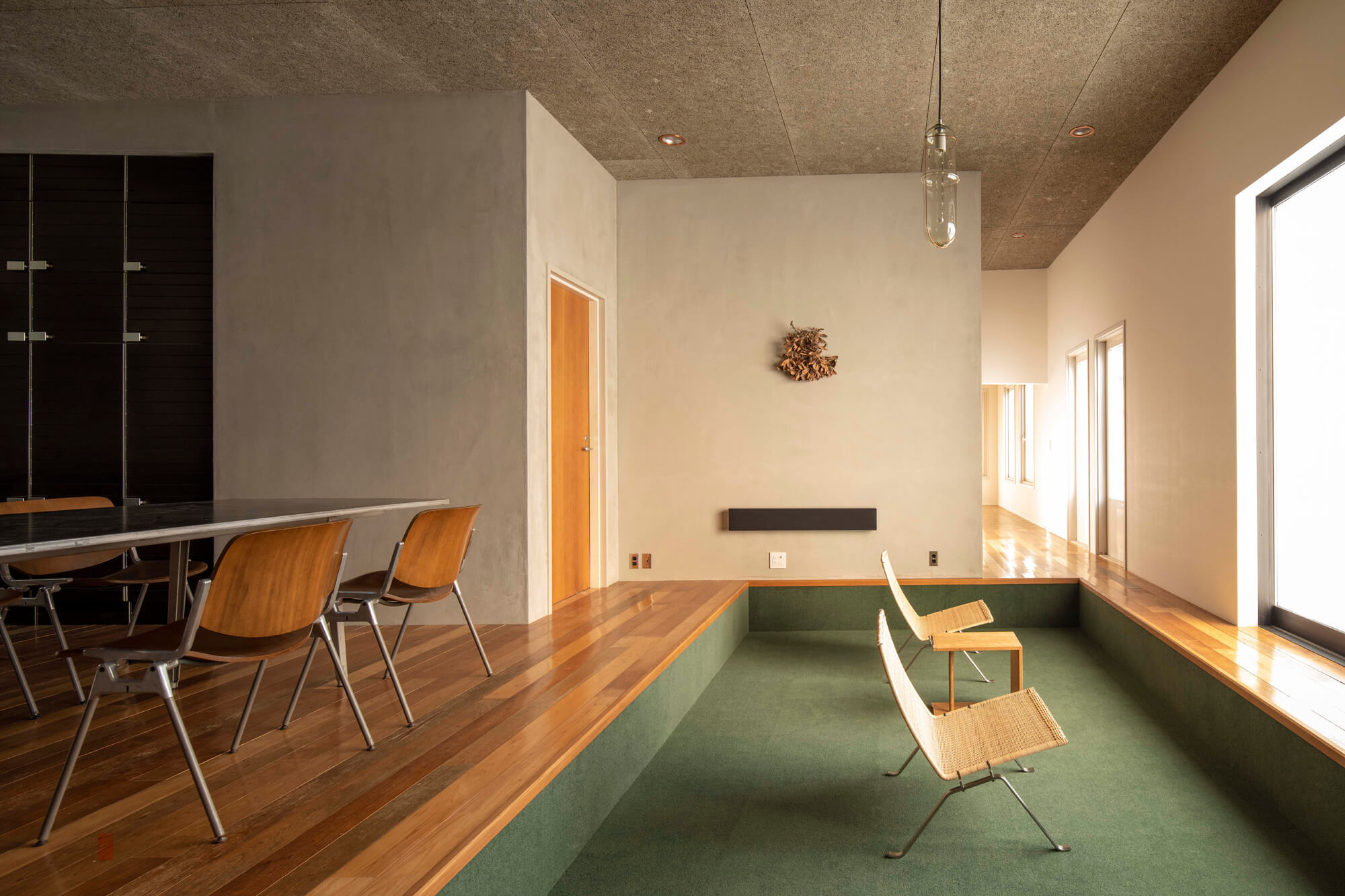 下げ床のリビング